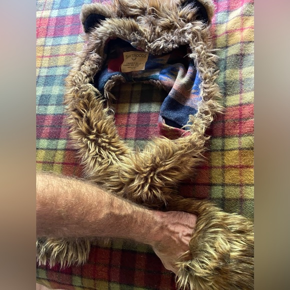 Faux Fur Wool Lined Hat w/pockets - Picture 1 of 3